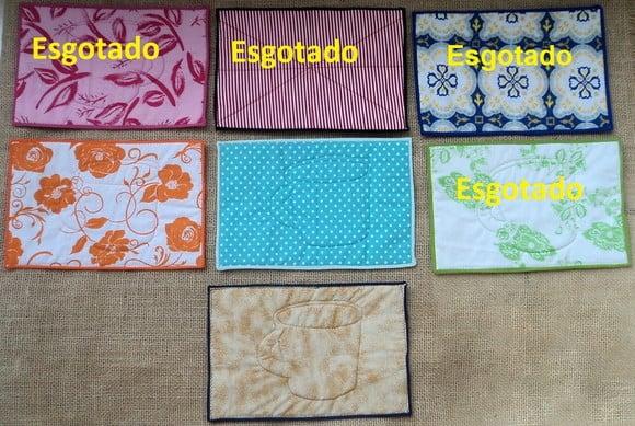 Mug Rug ou Tapete de Caneca Namorados
