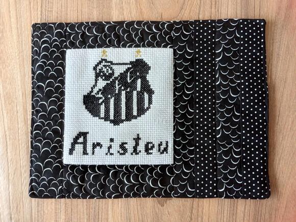 Mug Rug Porta Copos Futebol Personalizado com Bordado a Mao