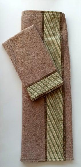 Toalha Banho e Rosto Masculina com Fecho de Contato