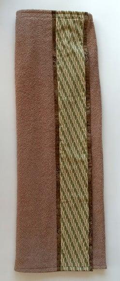 Toalha Banho e Rosto Masculina com Fecho de Contato