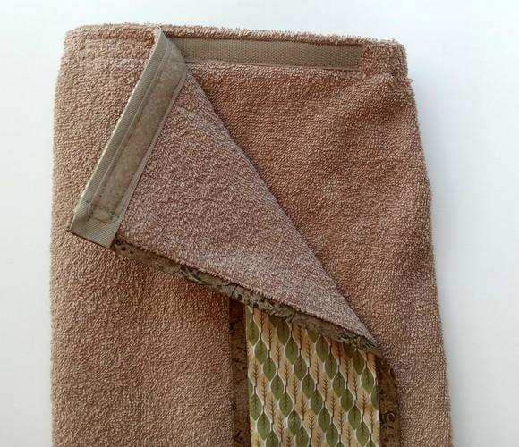 Toalha Banho e Rosto Masculina com Fecho de Contato