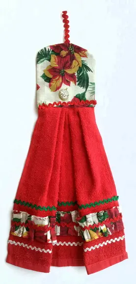 Bate Mão Atoalhado para Natal