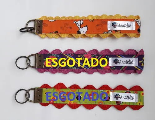 Chaveiros de Tecido - Femininos