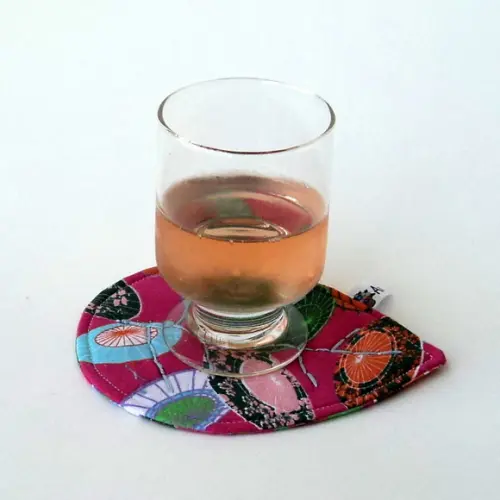Coaster Porta Copos em Tecido Festa do Boteco