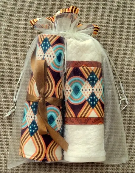 Conjunto Organizador e Toalha de Lavabo Dia das Mães