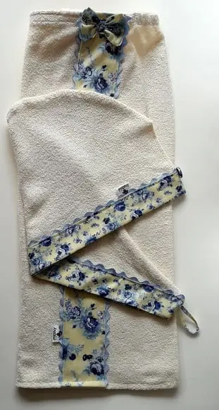 Conjunto Toalha e Touca Adulto Pós Banho Kit Spa