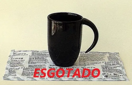 Mug Rug ou Tapete de Caneca Jornalista