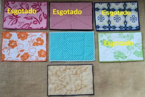 Mug Rug ou Tapete de Caneca Namorados