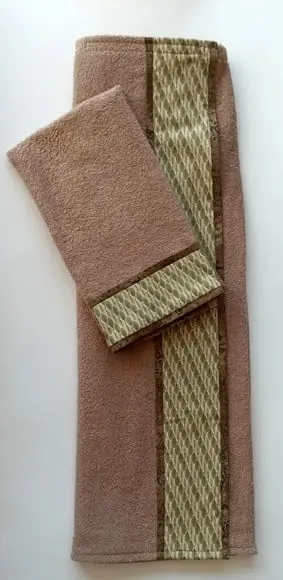 Toalha Banho e Rosto Masculina com Fecho de Contato