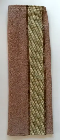 Toalha Banho e Rosto Masculina com Fecho de Contato