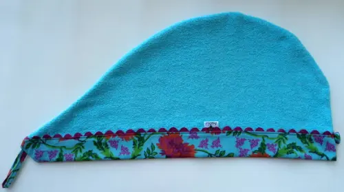 Touca de Banho Atoalhada Floral Mães