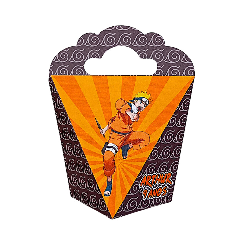kit 20 caixas / personalizado Naruto - lembrancinha aniversário