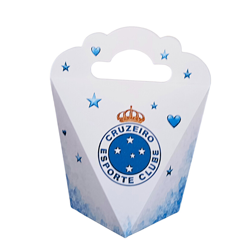 Kit 20 caixas / personalizado Cruzeiro - lembrancinha futebol