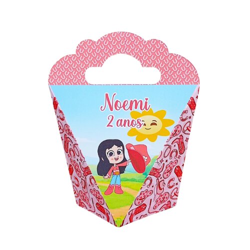 Kit 20 caixas personalizado Boiadeira - turma da boiadeirinha