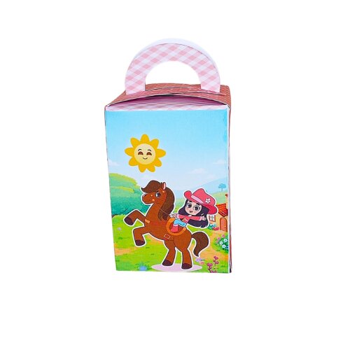 Kit 20 caixas personalizado Boiadeira - turma da boiadeirinha