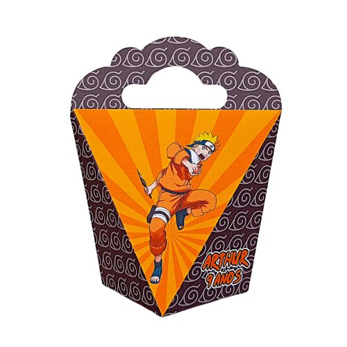 kit 20 caixas / personalizado Naruto - lembrancinha aniversário