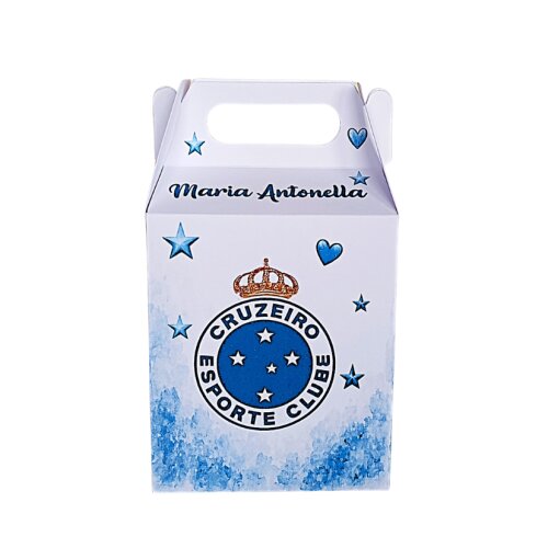 Kit 20 caixas / personalizado Cruzeiro - lembrancinha futebol