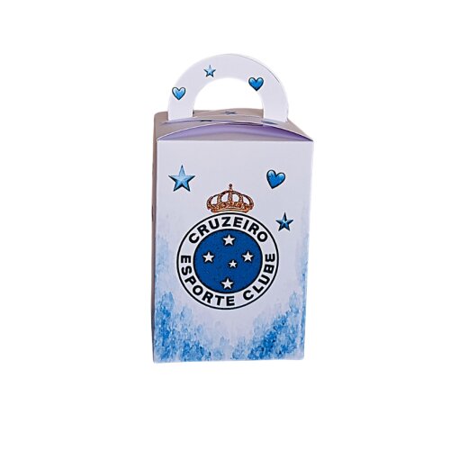 Kit 20 caixas / personalizado Cruzeiro - lembrancinha futebol