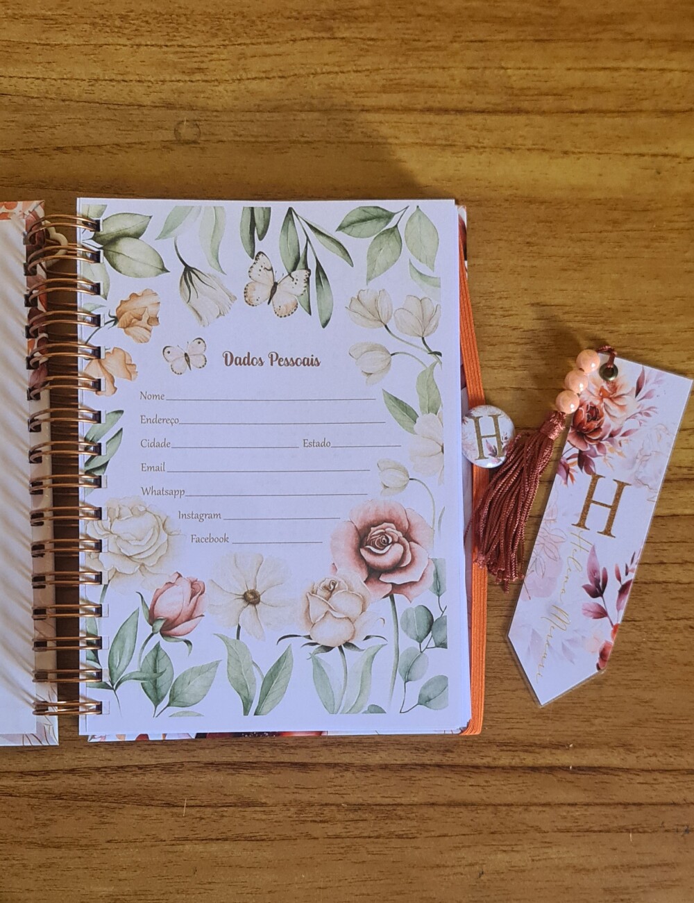 Agenda Floral Personalizada.