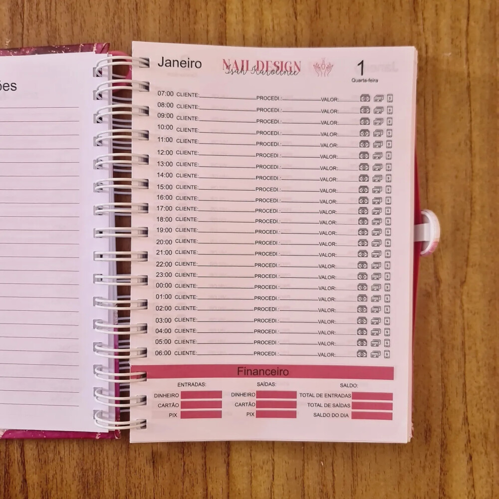 Agenda Agendamento Nail Design Exclusiva
