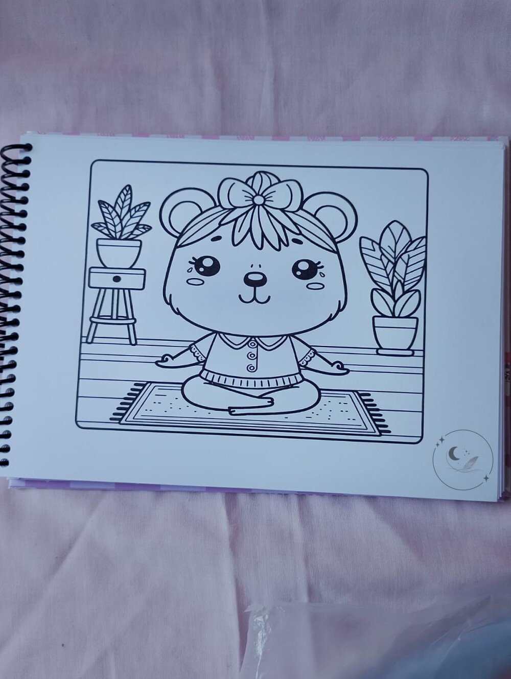 Livro de Colorir Capivara Kawaii A5 | Com 25 Desenhos | Capy Love