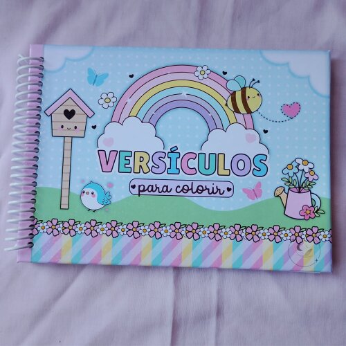 Livro de Colorir Cristão Infantil A5 | Versículos para Colorir 