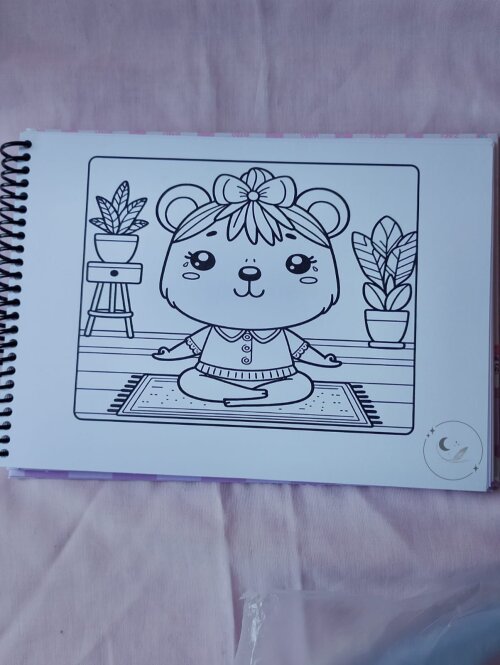 Livro de Colorir Capivara Kawaii A5 | Com 25 Desenhos | Capy Love