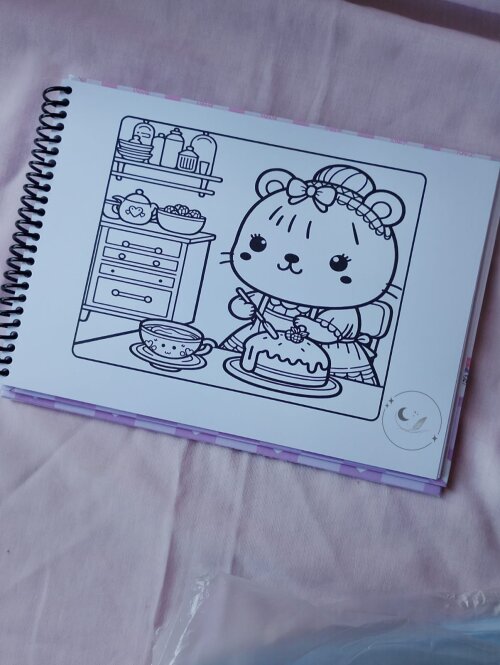 Livro de Colorir Capivara Kawaii A5 | Com 25 Desenhos | Capy Love