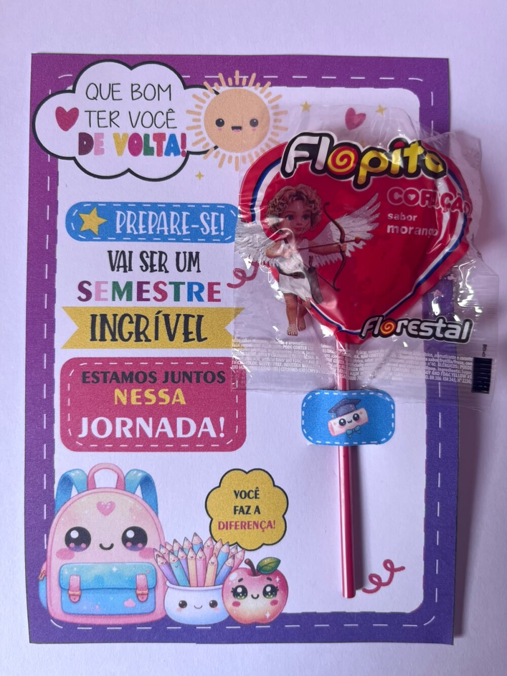 Card Volta as Aulas
