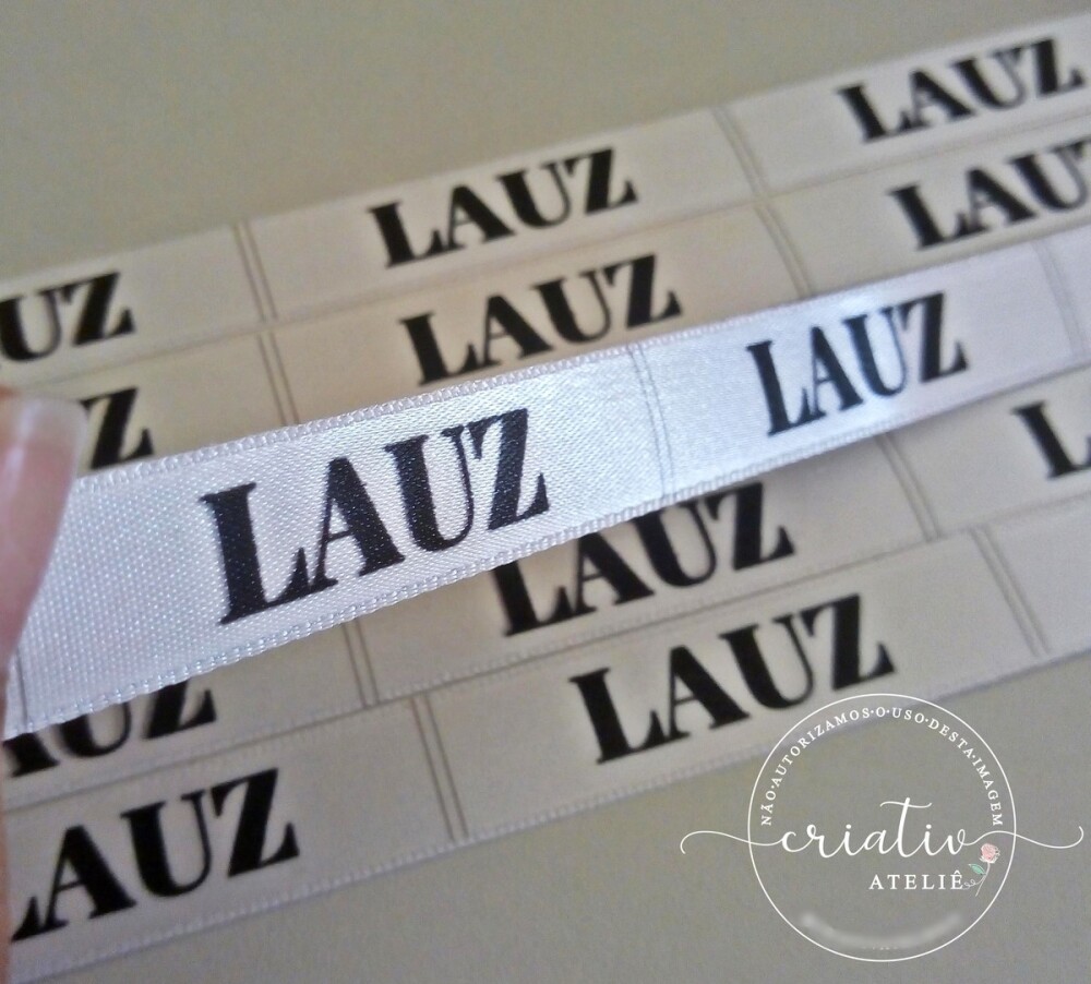 Etiquetas Personalizadas para Roupas e Artesanato | Gorgurão