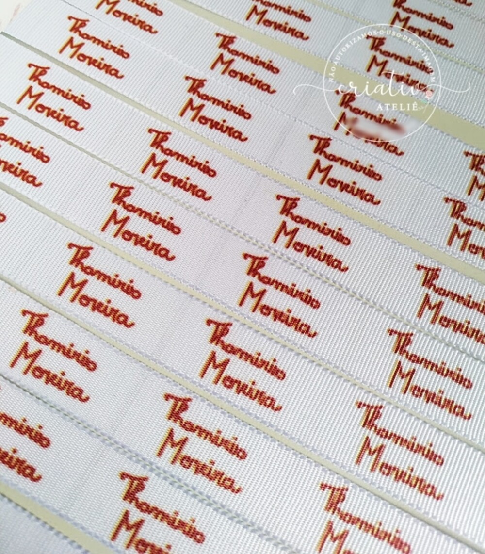 Etiquetas Personalizadas para Roupas e Artesanato | Gorgurão