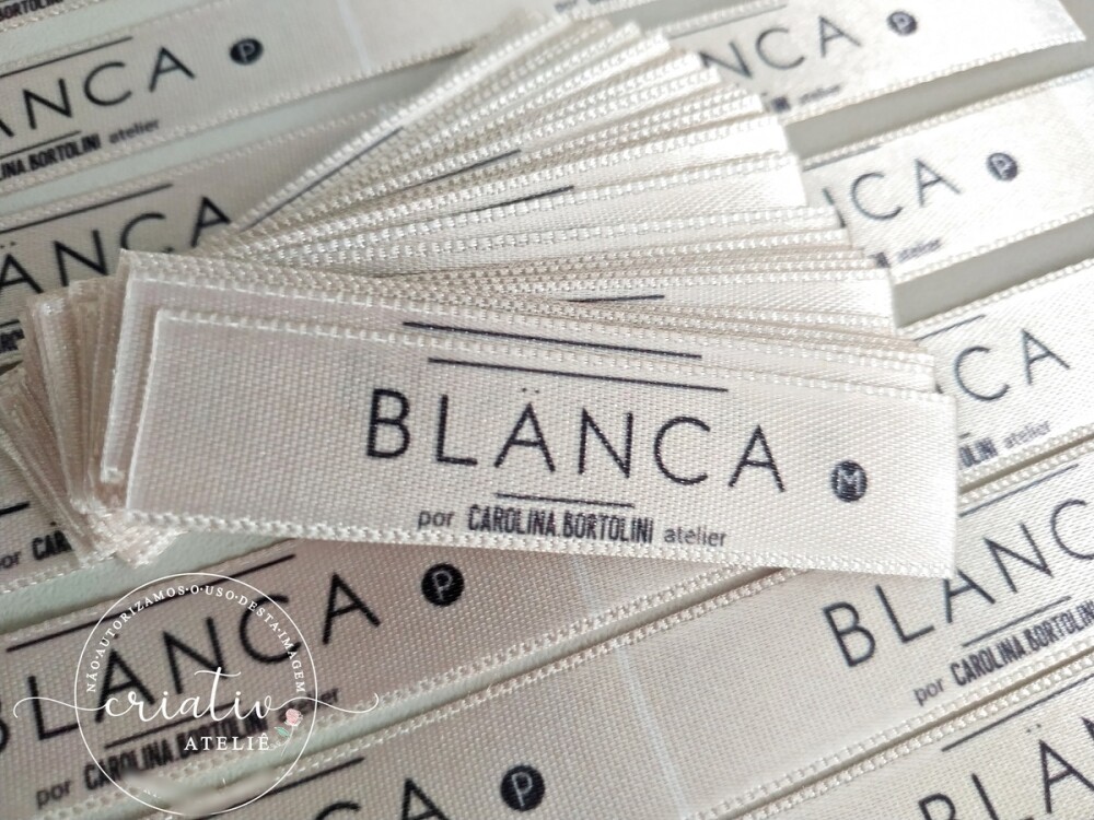 Etiquetas Personalizadas para Roupas e Artesanato | Cetim