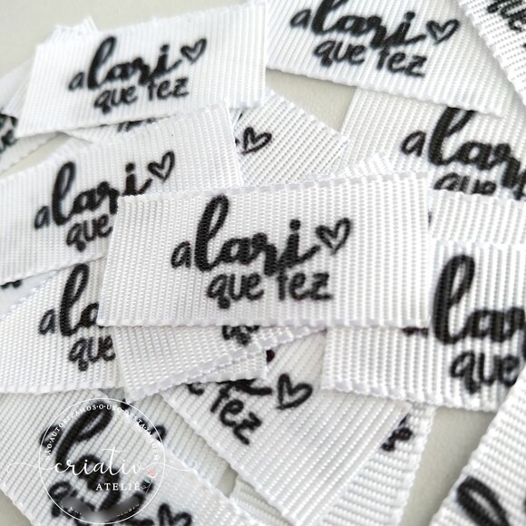 Etiquetas Personalizadas para Roupas e Artesanato | Gorgurão