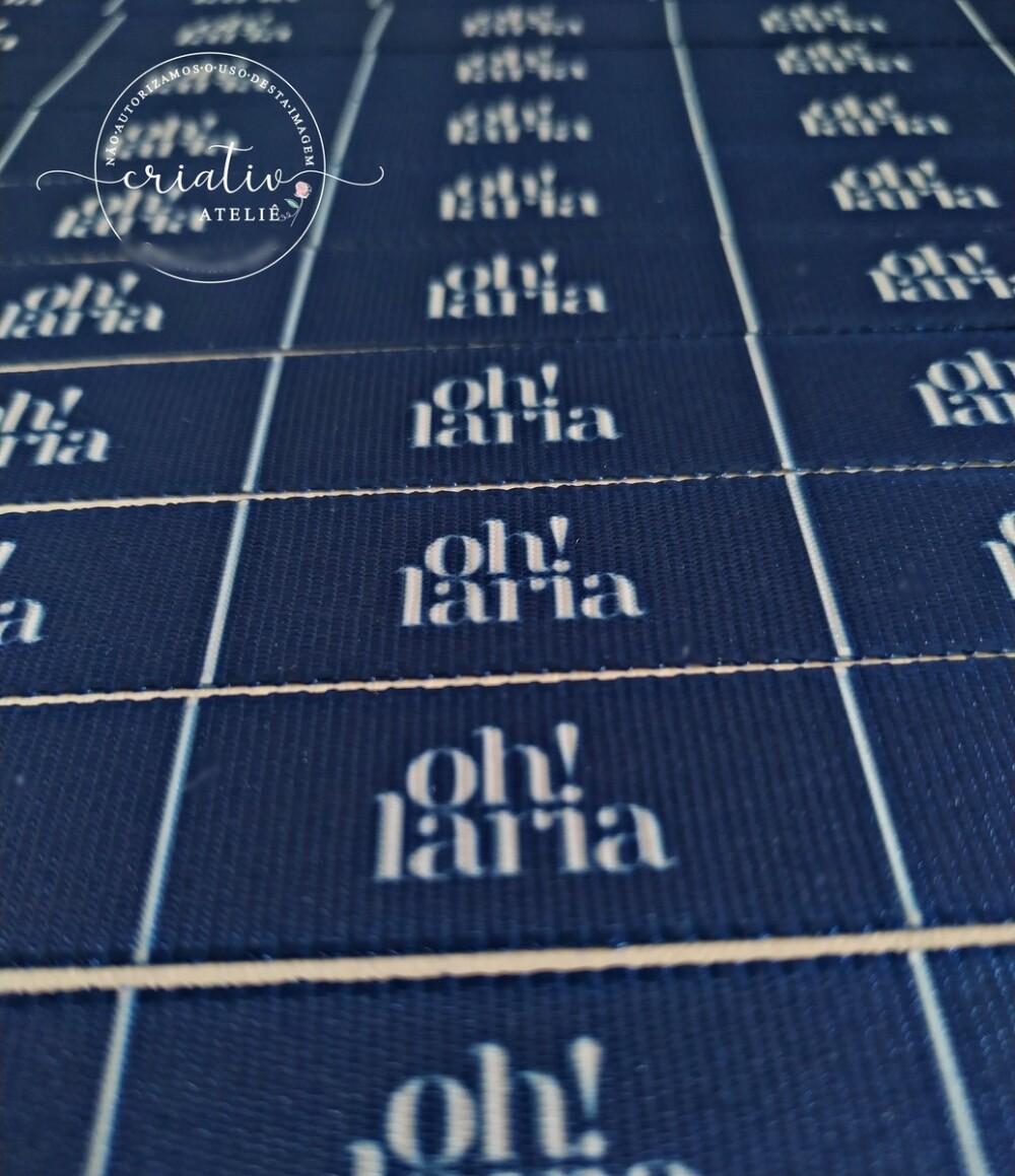 Etiquetas Personalizadas para Roupas e Artesanato | Gorgurão