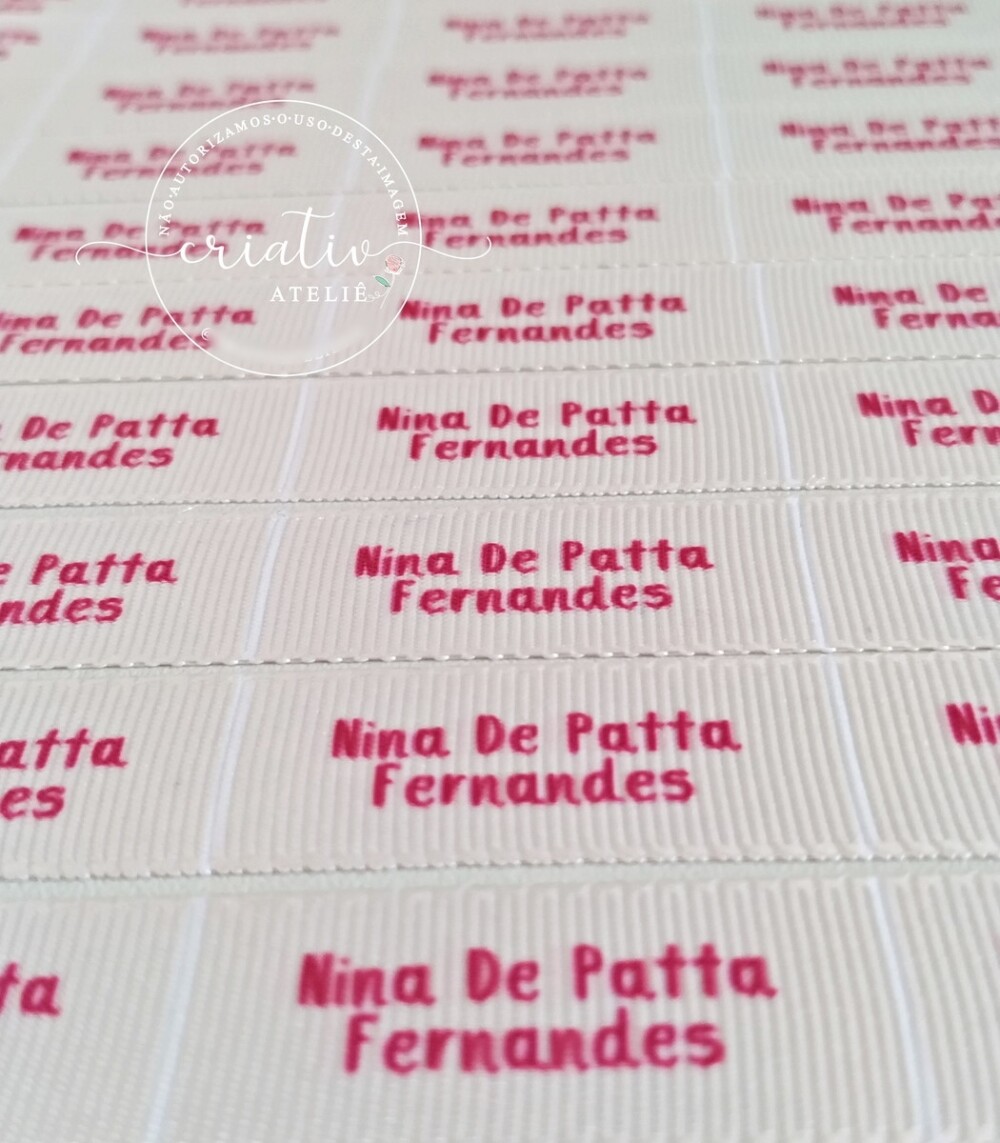 Etiquetas Personalizadas para Roupas e Artesanato | Gorgurão