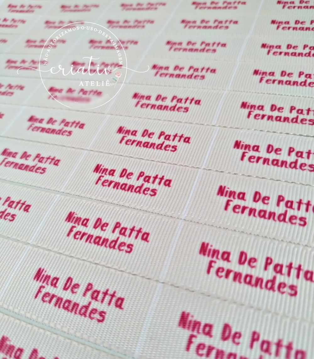 Etiquetas Personalizadas para Roupas e Artesanato | Gorgurão