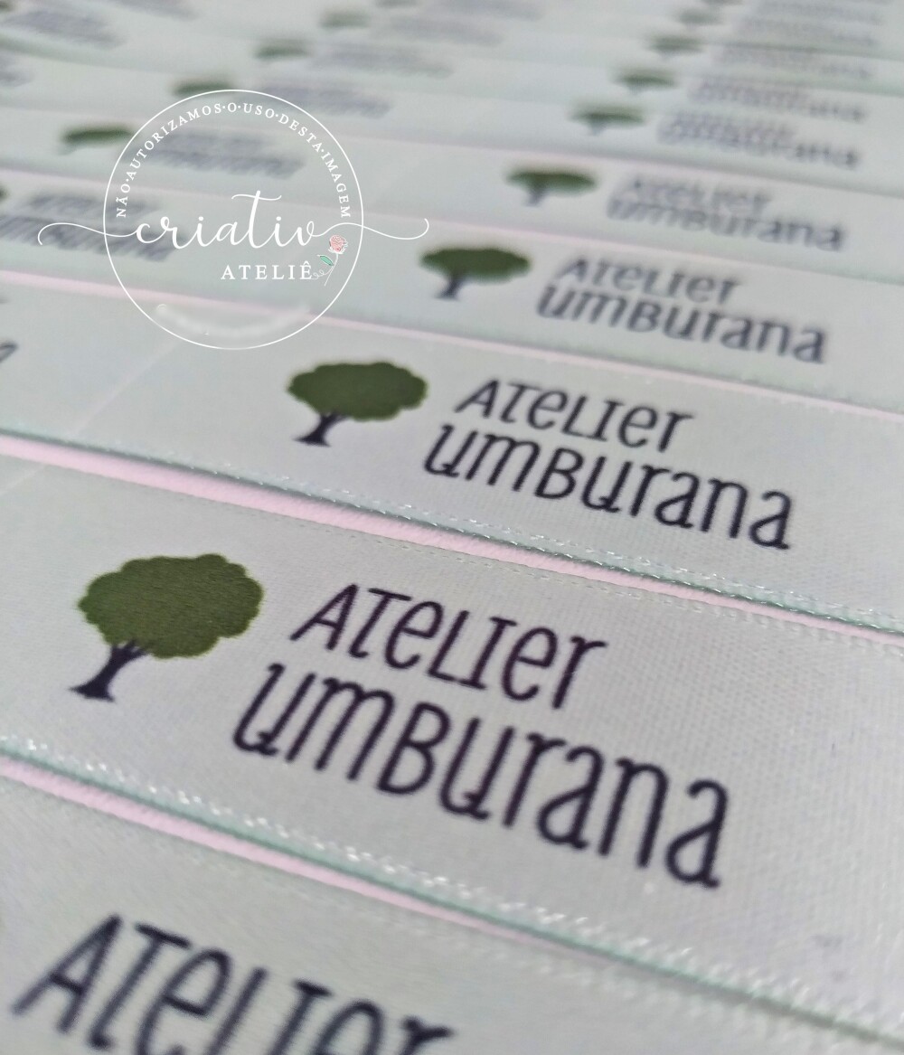 Etiquetas Personalizadas para Roupas e Artesanato | Cetim Verde