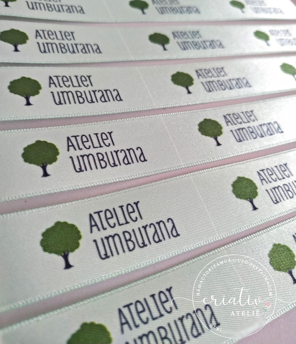 Etiquetas Personalizadas para Roupas e Artesanato | Cetim Verde