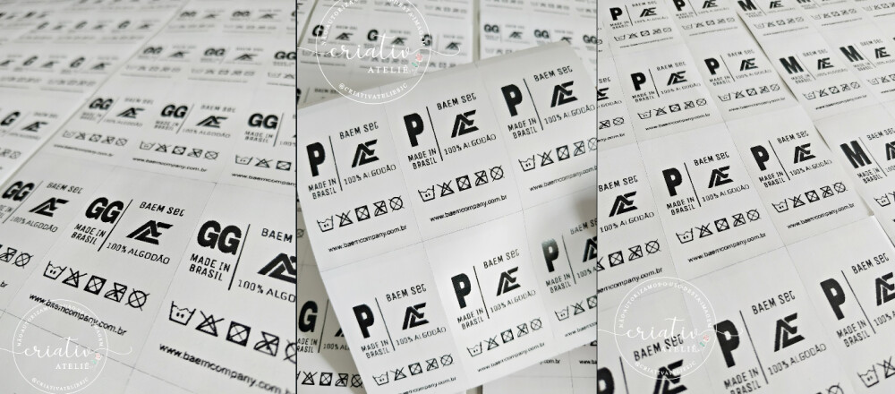 Etiqueta de Nylon para ConfecçãoTêxtil Personalizada | Composi