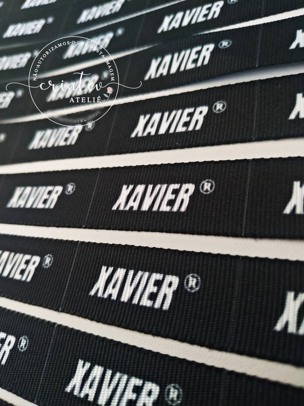 Etiqueta de Gorgurão Personalizada para Roupas 3 x 1 cm | 100 un