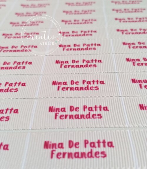 Etiquetas Personalizadas para Roupas e Artesanato | Gorgurão