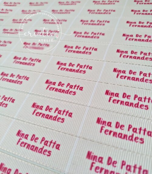 Etiquetas Personalizadas para Roupas e Artesanato | Gorgurão