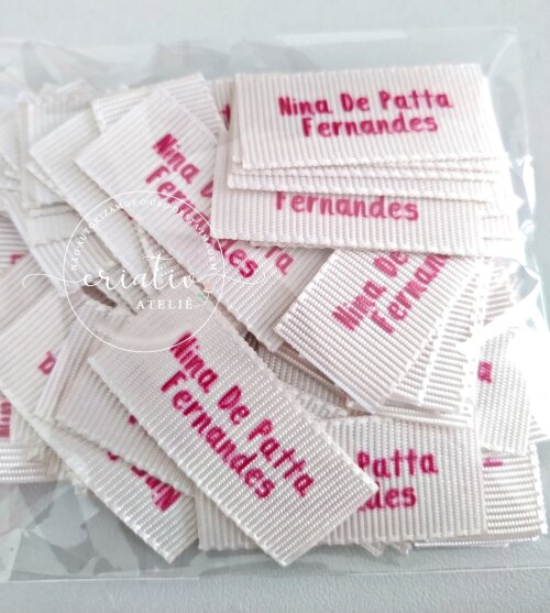 Etiquetas Personalizadas para Roupas e Artesanato | Gorgurão