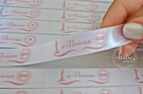 Etiqueta de Cetim Personalizada para Roupas 6 x 1,5 cm Autoral Marca Própria