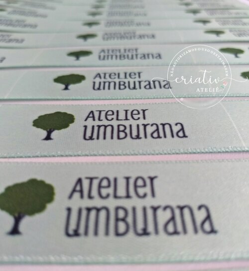 Etiquetas Personalizadas para Roupas e Artesanato | Cetim Verde