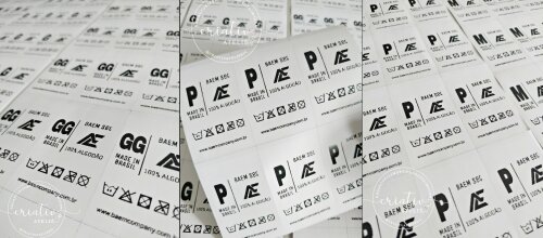 Etiqueta de Nylon para Composição Têxtil Personalizada