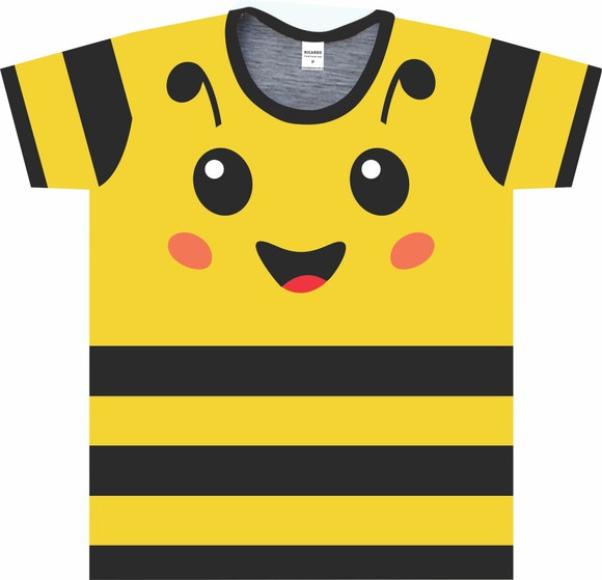 Camiseta Infantil Abelha