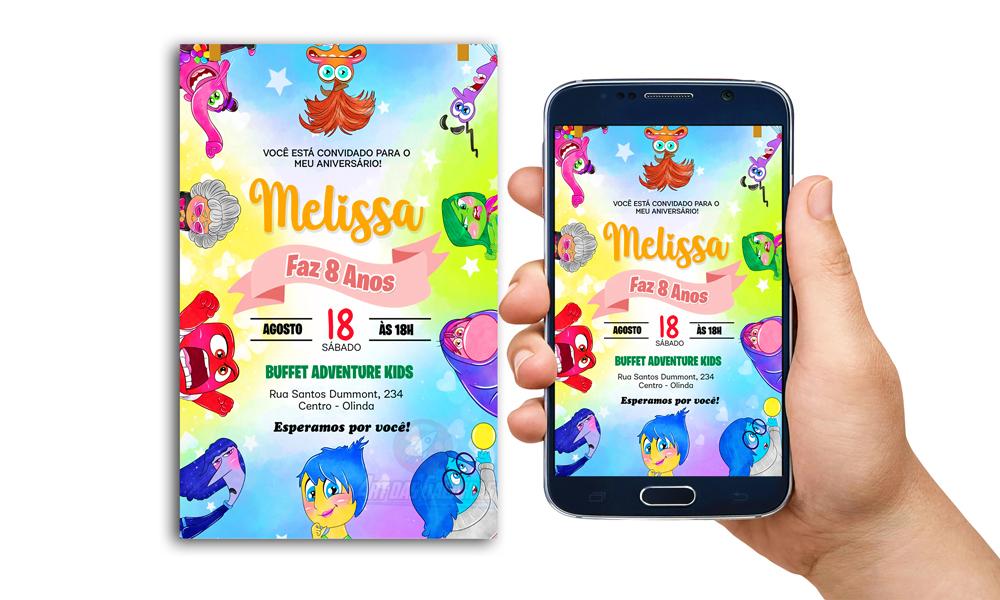 Convite Digital Divertidamente
