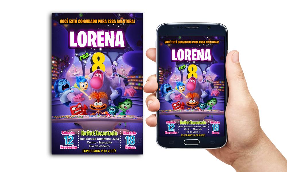 Convite Digital Divertidamente