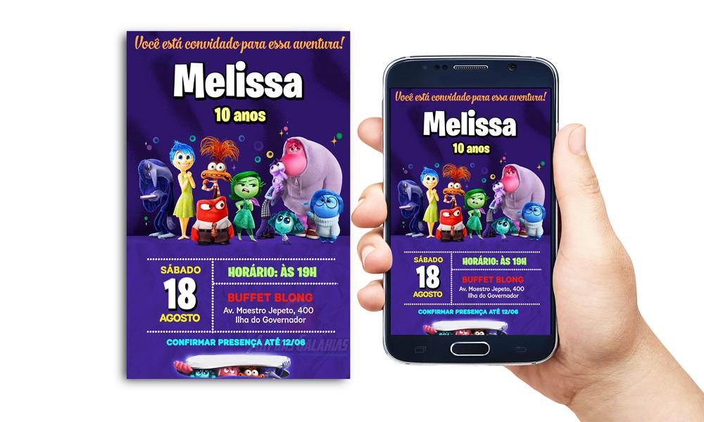 Convite Digital Divertidamente
